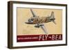 Poster Advertising 'British European Airways', C.1950-null-Framed Giclee Print