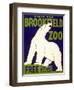 Poster Advertising Brookfield Zoo in Chicago, Illinois, 1938-null-Framed Giclee Print