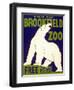 Poster Advertising Brookfield Zoo in Chicago, Illinois, 1938-null-Framed Giclee Print
