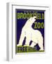 Poster Advertising Brookfield Zoo in Chicago, Illinois, 1938-null-Framed Giclee Print