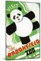 Poster Advertising Brookfield Zoo in Chicago, Illinois, 1938-null-Mounted Giclee Print