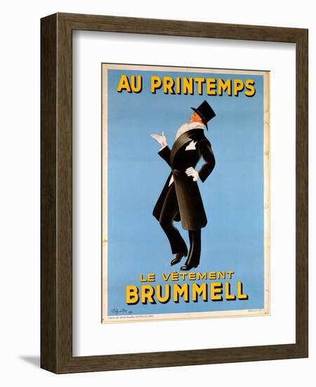 Poster Advertising 'Brummel' Clothing for Men at 'Printemps' Department Store, 1936-Leonetto Cappiello-Framed Giclee Print