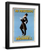 Poster Advertising 'Brummel' Clothing for Men at 'Printemps' Department Store, 1936-Leonetto Cappiello-Framed Giclee Print