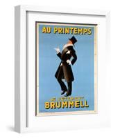 Poster Advertising 'Brummel' Clothing for Men at 'Printemps' Department Store, 1936-Leonetto Cappiello-Framed Giclee Print