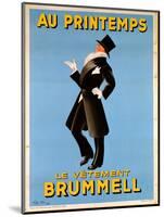 Poster Advertising 'Brummel' Clothing for Men at 'Printemps' Department Store, 1936-Leonetto Cappiello-Mounted Giclee Print