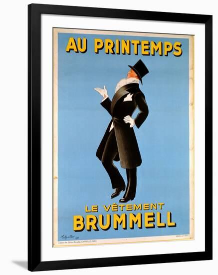 Poster Advertising 'Brummel' Clothing for Men at 'Printemps' Department Store, 1936-Leonetto Cappiello-Framed Giclee Print