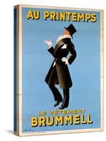 Poster Advertising 'Brummel' Clothing for Men at 'Printemps' Department Store, 1936-Leonetto Cappiello-Stretched Canvas