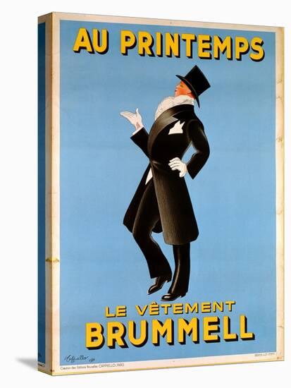 Poster Advertising 'Brummel' Clothing for Men at 'Printemps' Department Store, 1936-Leonetto Cappiello-Stretched Canvas