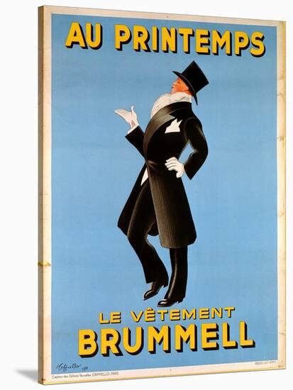 Poster Advertising 'Brummel' Clothing for Men at 'Printemps' Department Store, 1936-Leonetto Cappiello-Stretched Canvas