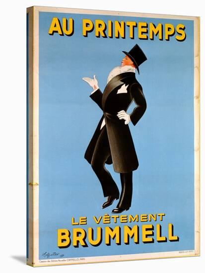 Poster Advertising 'Brummel' Clothing for Men at 'Printemps' Department Store, 1936-Leonetto Cappiello-Stretched Canvas