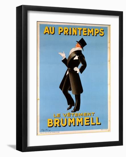 Poster Advertising 'Brummel' Clothing for Men at 'Printemps' Department Store, 1936-Leonetto Cappiello-Framed Giclee Print