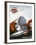 Poster Advertising Bugatti Cars, 1939-null-Framed Giclee Print