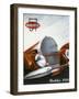 Poster Advertising Bugatti Cars, 1939-null-Framed Giclee Print