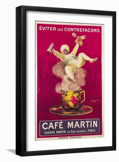 Poster Advertising 'Cafe Martin', 1921-Leonetto Cappiello-Framed Giclee Print