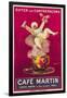 Poster Advertising 'Cafe Martin', 1921-Leonetto Cappiello-Framed Giclee Print