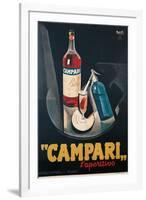 Poster Advertising Campari Laperitivo-Marcello Nizzoli-Framed Giclee Print
