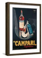 Poster Advertising Campari Laperitivo-Marcello Nizzoli-Framed Giclee Print