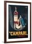 Poster Advertising Campari Laperitivo-Marcello Nizzoli-Framed Premium Giclee Print