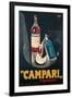 Poster Advertising Campari Laperitivo-Marcello Nizzoli-Framed Premium Giclee Print