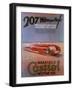 Poster Advertising Castrol, Featuring a Sunbeam Car, C1927-null-Framed Giclee Print