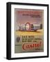 Poster Advertising Castrol Oil, Featuring Bluebird and Malcolm Campbell, Early 1930s-null-Framed Giclee Print