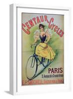 Poster Advertising 'Centaur Cycles', Paris-null-Framed Giclee Print