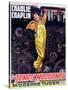 Poster Advertising Charlie Chaplin in 'Modern Times', C.1936-null-Stretched Canvas