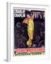 Poster Advertising Charlie Chaplin in 'Modern Times', C.1936-null-Framed Giclee Print