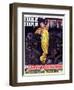 Poster Advertising Charlie Chaplin in 'Modern Times', C.1936-null-Framed Premium Giclee Print