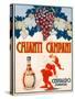 Poster Advertising Chianti Campani, Milan, 1940-null-Stretched Canvas