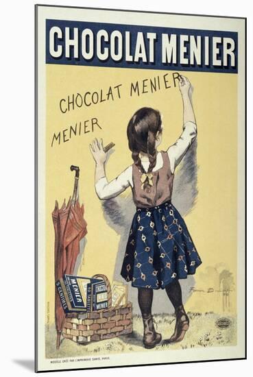 Poster Advertising Chocolat Menier, 1893-Firmin Bouisset-Mounted Giclee Print