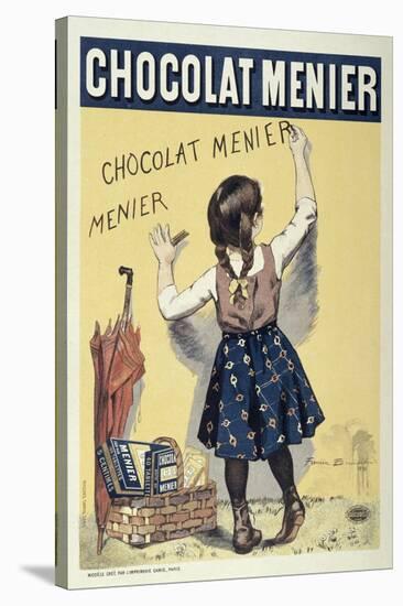 Poster Advertising Chocolat Menier, 1893-Firmin Bouisset-Stretched Canvas