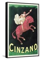 Poster Advertising Cinzano, 1925-Leonetto Cappiello-Framed Stretched Canvas