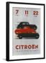 Poster Advertising Citroën Cars, 1934-null-Framed Giclee Print