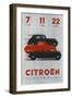 Poster Advertising Citroën Cars, 1934-null-Framed Giclee Print