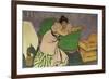 Poster Advertising Codorniu Champagne (Colour Litho)-Ramon Casas i Carbo-Framed Premium Giclee Print