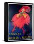 Poster Advertising Cognac Distilled by Richard and Pailloud-Jean D'Ylen-Framed Stretched Canvas