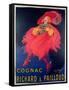 Poster Advertising Cognac Distilled by Richard and Pailloud-Jean D'Ylen-Framed Stretched Canvas