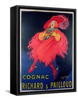 Poster Advertising Cognac Distilled by Richard and Pailloud-Jean D'Ylen-Framed Stretched Canvas