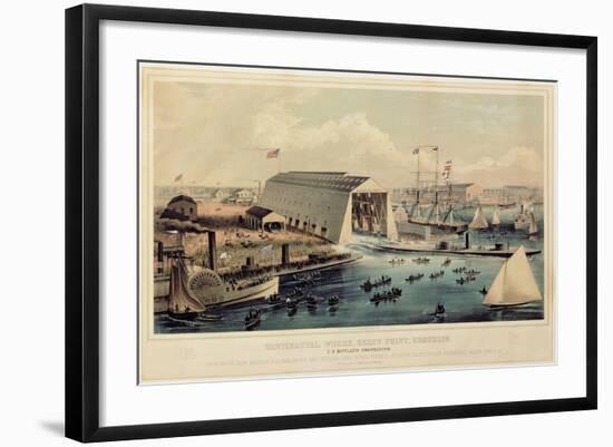 Poster Advertising 'Continental Works, Greenpoint Brooklyn', Published by Endicott and Co-null-Framed Giclee Print