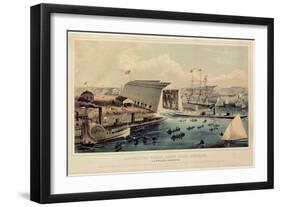 Poster Advertising 'Continental Works, Greenpoint Brooklyn', Published by Endicott and Co-null-Framed Giclee Print