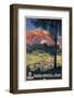 Poster Advertising Cortina D'Ampezzo-null-Framed Photographic Print