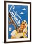 Poster Advertising Cortina DAmpezzo-Franz Lenhart-Framed Giclee Print