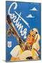 Poster Advertising Cortina DAmpezzo-Franz Lenhart-Mounted Giclee Print