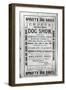 Poster Advertising Cruft's Dog Show at the Royal Agricultural Hall in Islington, London in 1891-null-Framed Giclee Print