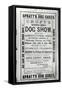 Poster Advertising Cruft's Dog Show at the Royal Agricultural Hall in Islington, London in 1891-null-Framed Stretched Canvas