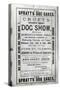 Poster Advertising Cruft's Dog Show at the Royal Agricultural Hall in Islington, London in 1891-null-Stretched Canvas