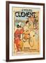 Poster Advertising 'Cycles Clement', Pre Saint-Gervais (Colour Litho)-French-Framed Giclee Print