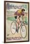 Poster Advertising Cycles 'La Francaise' on 'Michelin' Tyres-Privat Livemont-Framed Giclee Print