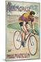 Poster Advertising Cycles 'La Francaise' on 'Michelin' Tyres-Privat Livemont-Mounted Giclee Print
